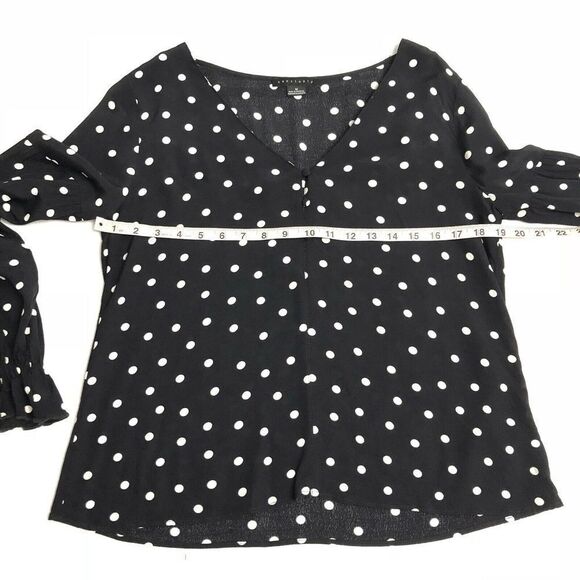 Sanctuary Alma Polka Dot Blouse EUC Size Medium - Picture 6 of 8